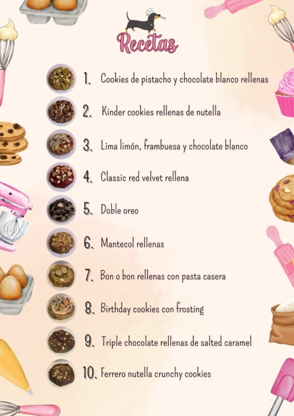 RECETARIO NY COOKIES - Imagen 3